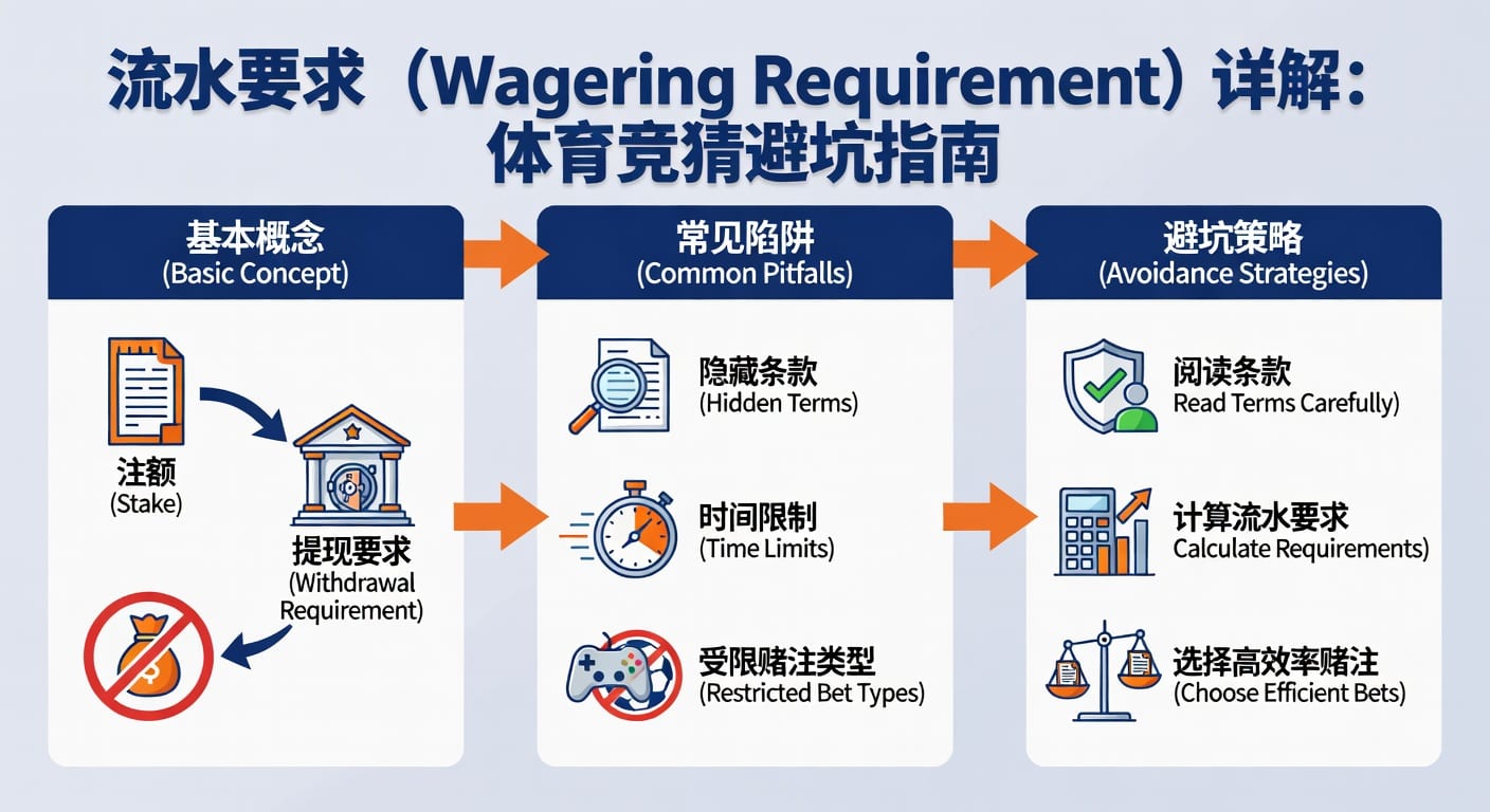 流水要求 sports wagering requirement：最新理解与计算
